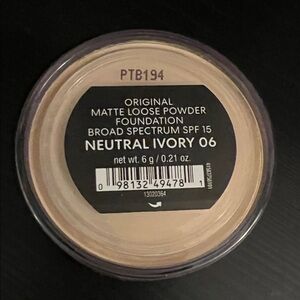 BareMinerals Original Matte Loose Powder Foundation - Neutral Ivory 06 6g Sealed